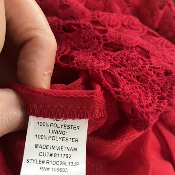 New Rabbit Rabbit Rabbit Design 3/4 Sleeve Lace Fit + Flare Dress - Picture 4 of 4